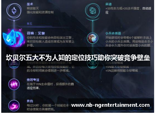 坎贝尔五大不为人知的定位技巧助你突破竞争壁垒